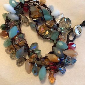 Beaded bracelet/hair accessory